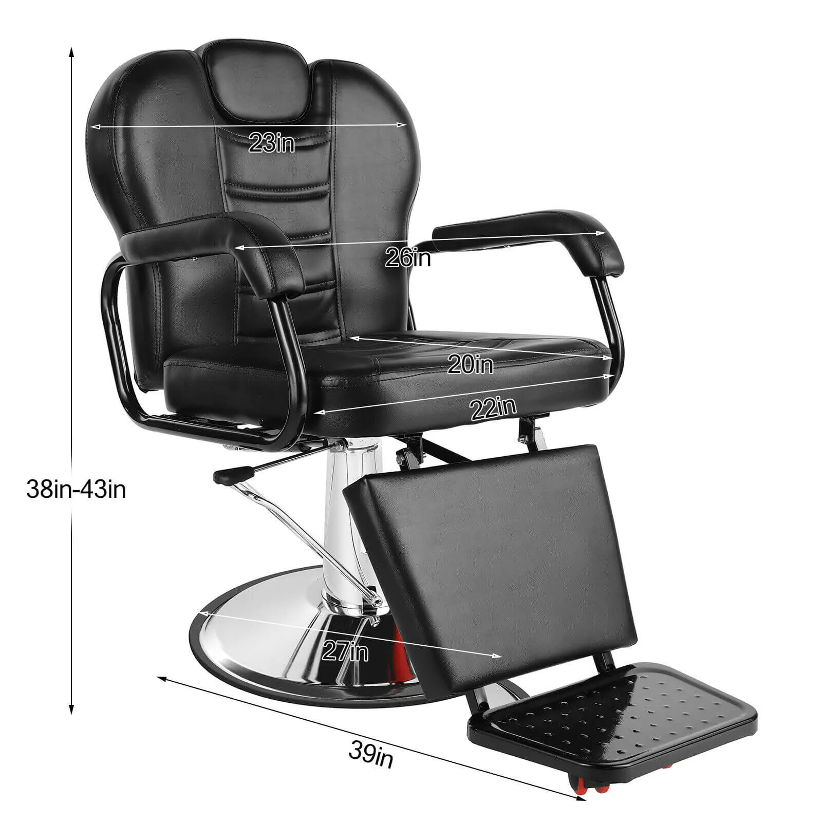 #5024 All purpose chair *4   #10024 3 ft. x 5 ft. Barber Chair Mat *4