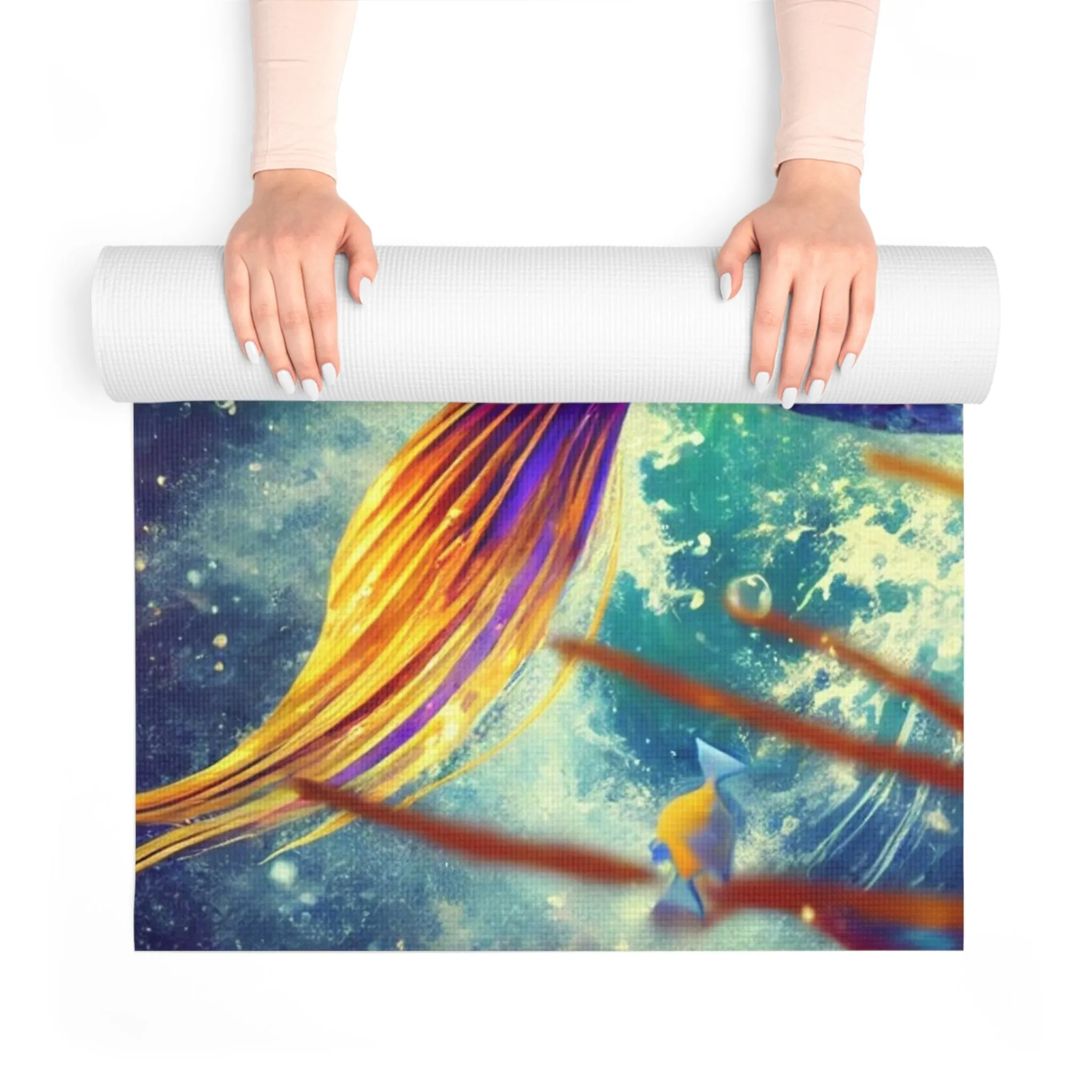 Adventurous Spirit: The Sagittarius Merman Yoga Mat