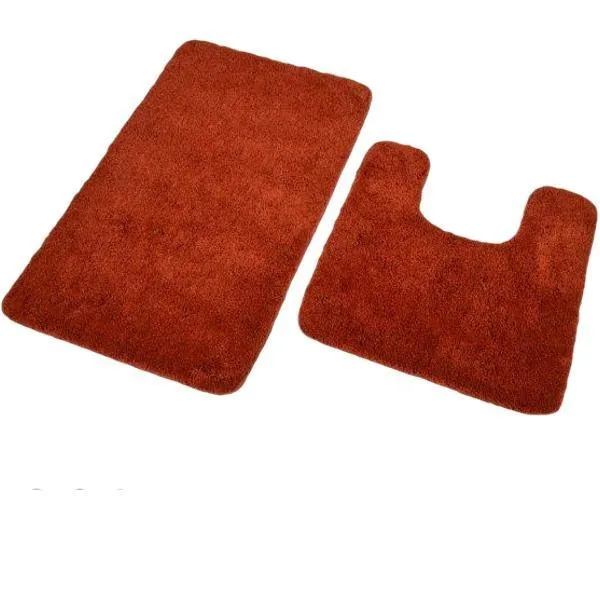 Antron Luxury Non-Slip Pedestal Mat - Terracotta