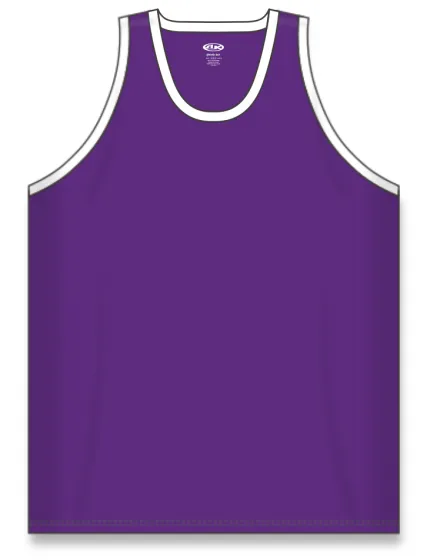 Athletic Knit (AK) B1325L-220 Ladies Purple/White League Basketball Jersey