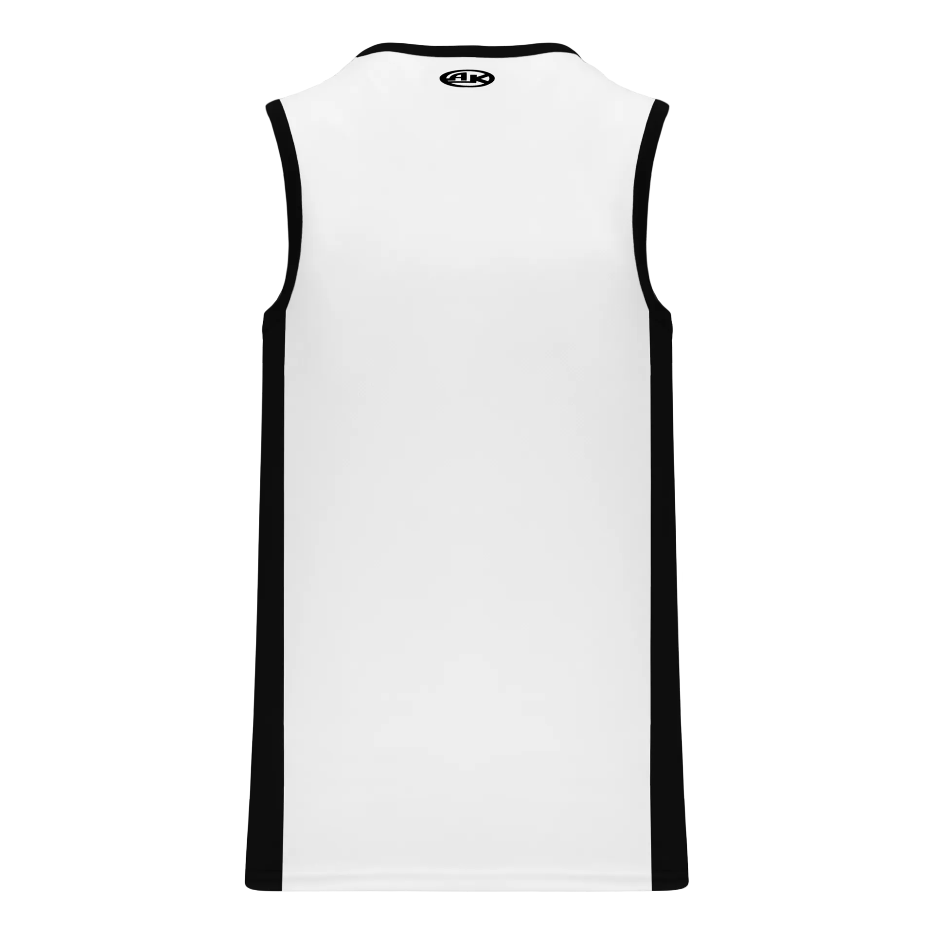 Athletic Knit (AK) B2115Y-222 Youth White/Black Pro Basketball Jersey