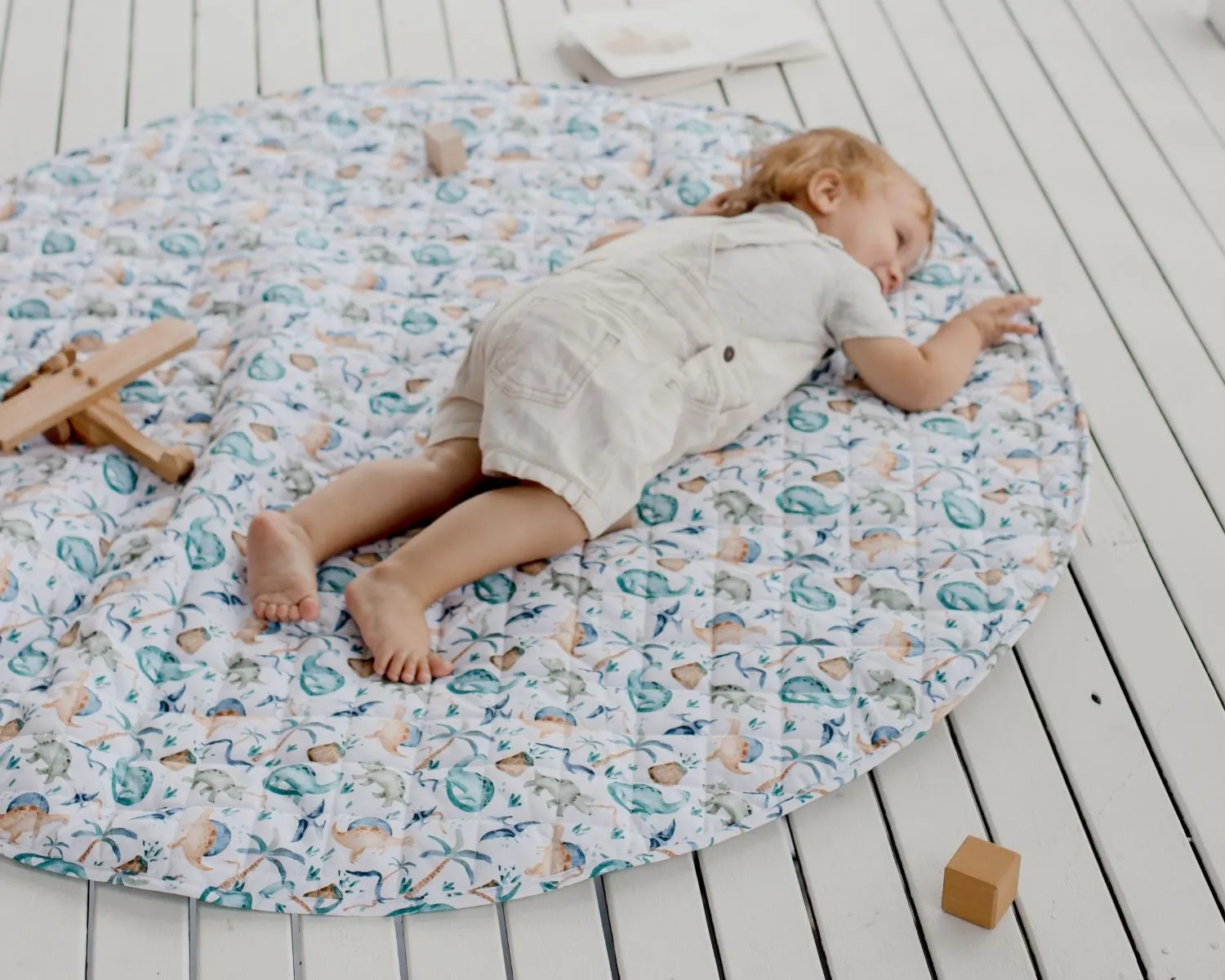 Bambella Designs Padded Waterproof Play Mat | Wild Dinosaurs