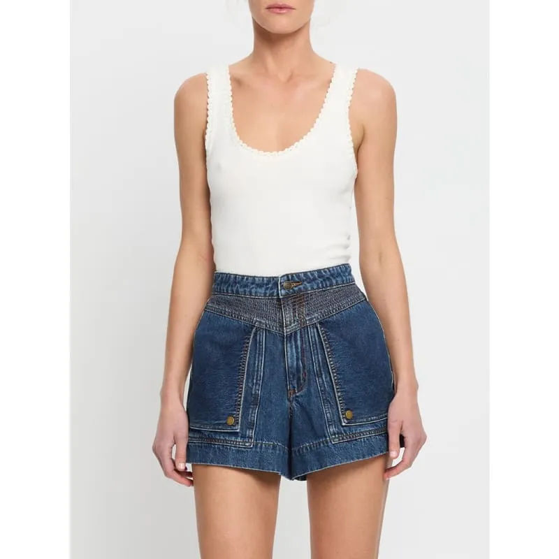 Celene Denim Short | Indigo