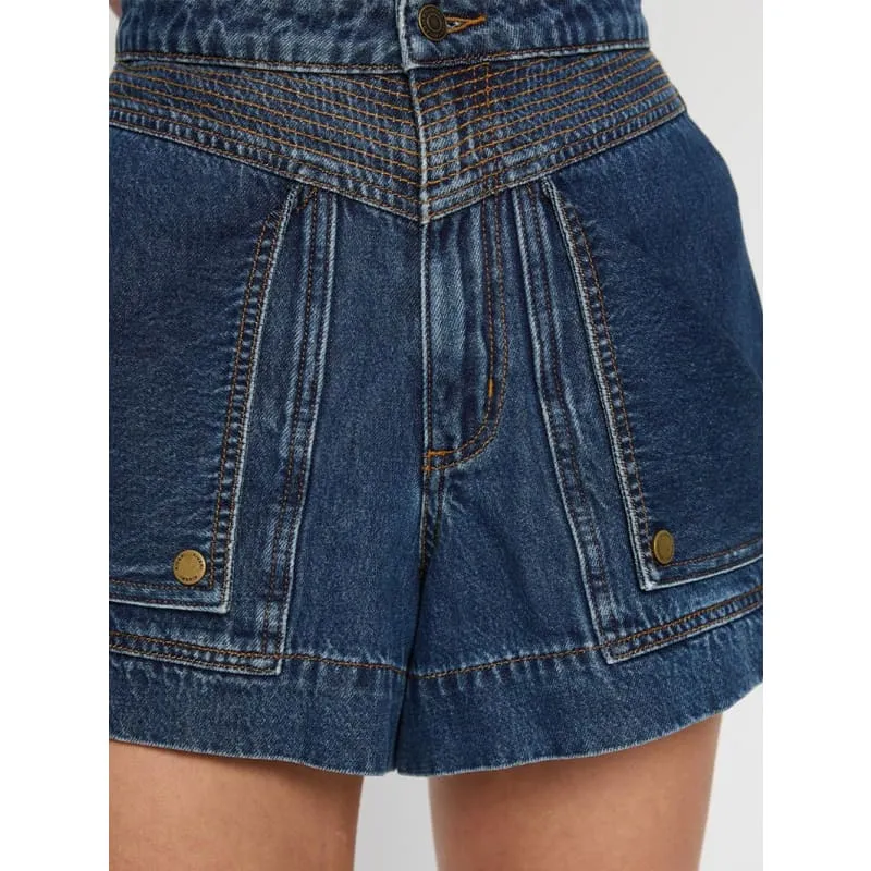 Celene Denim Short | Indigo