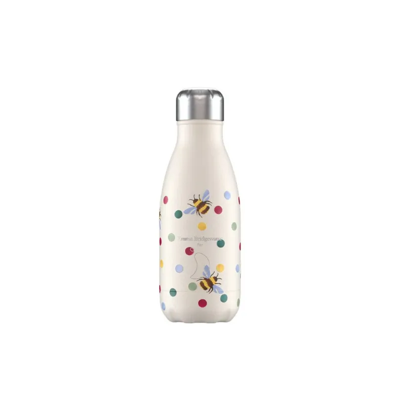 Chilly's Emma Bridgewater Bottle Polka Dot & Bees 260ml