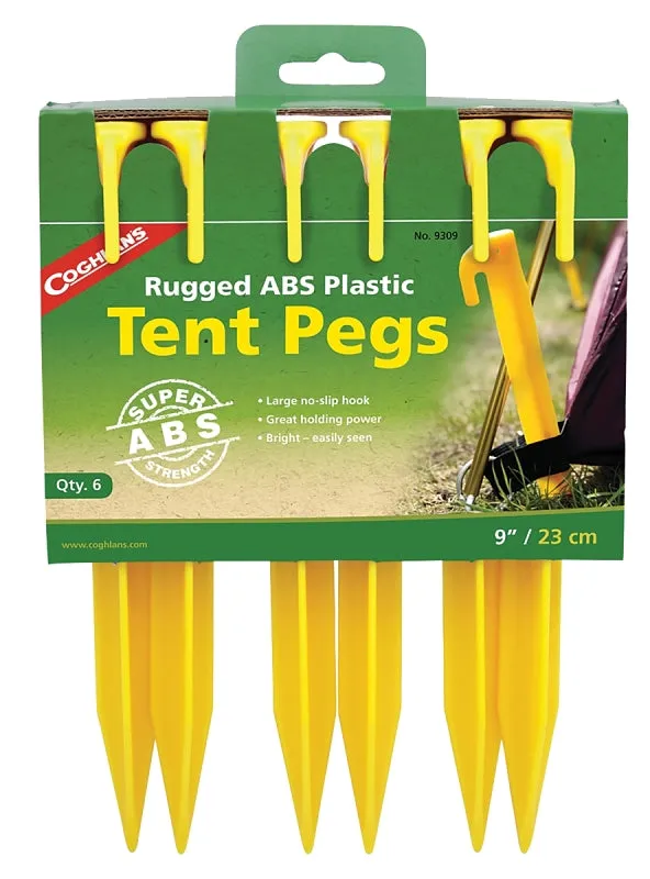 Coghlan's 9309 Tent Peg, 9 in L, ABS :PK  6: QUANTITY: 1