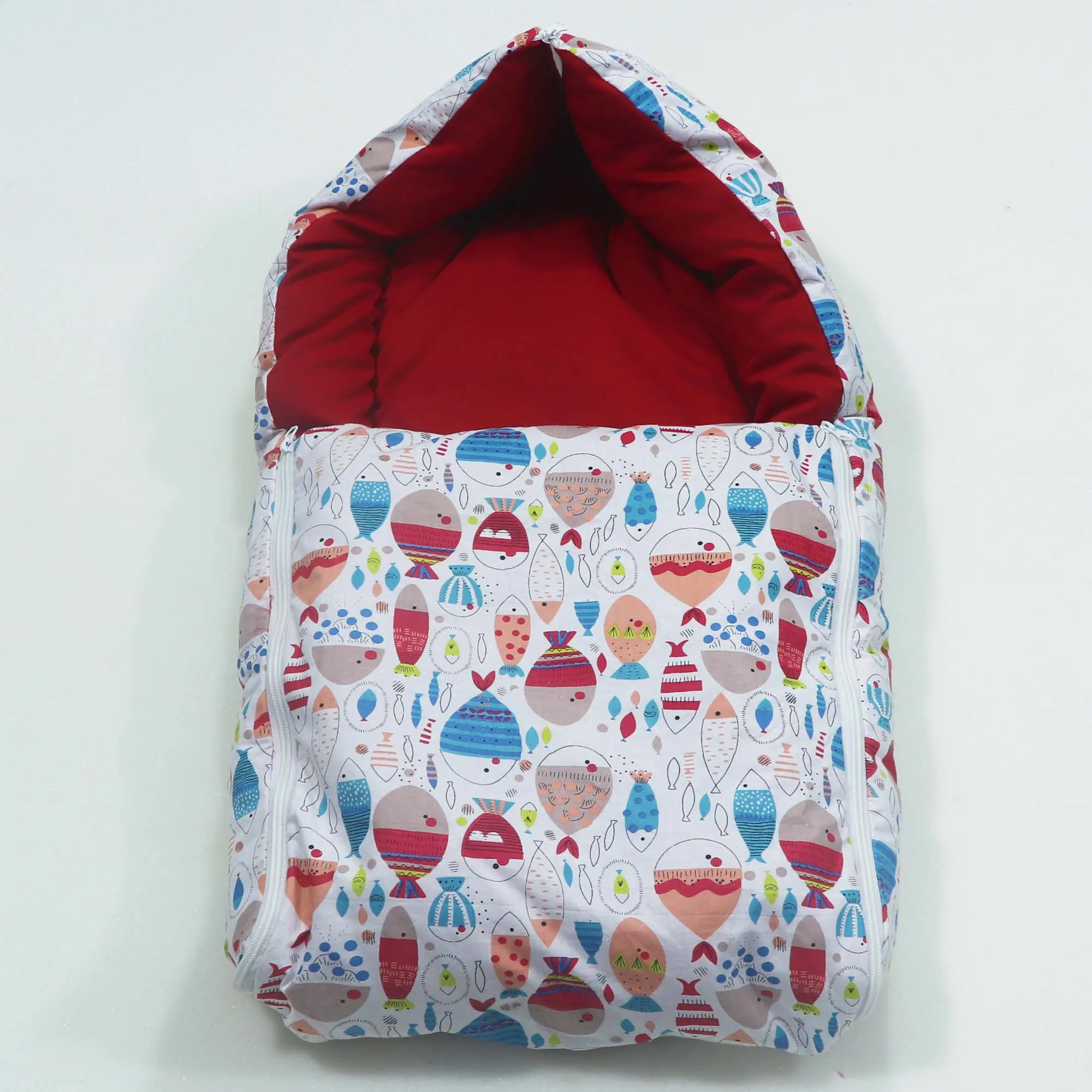 Colorful Fishes Baby Sleeping Bag N Carrier