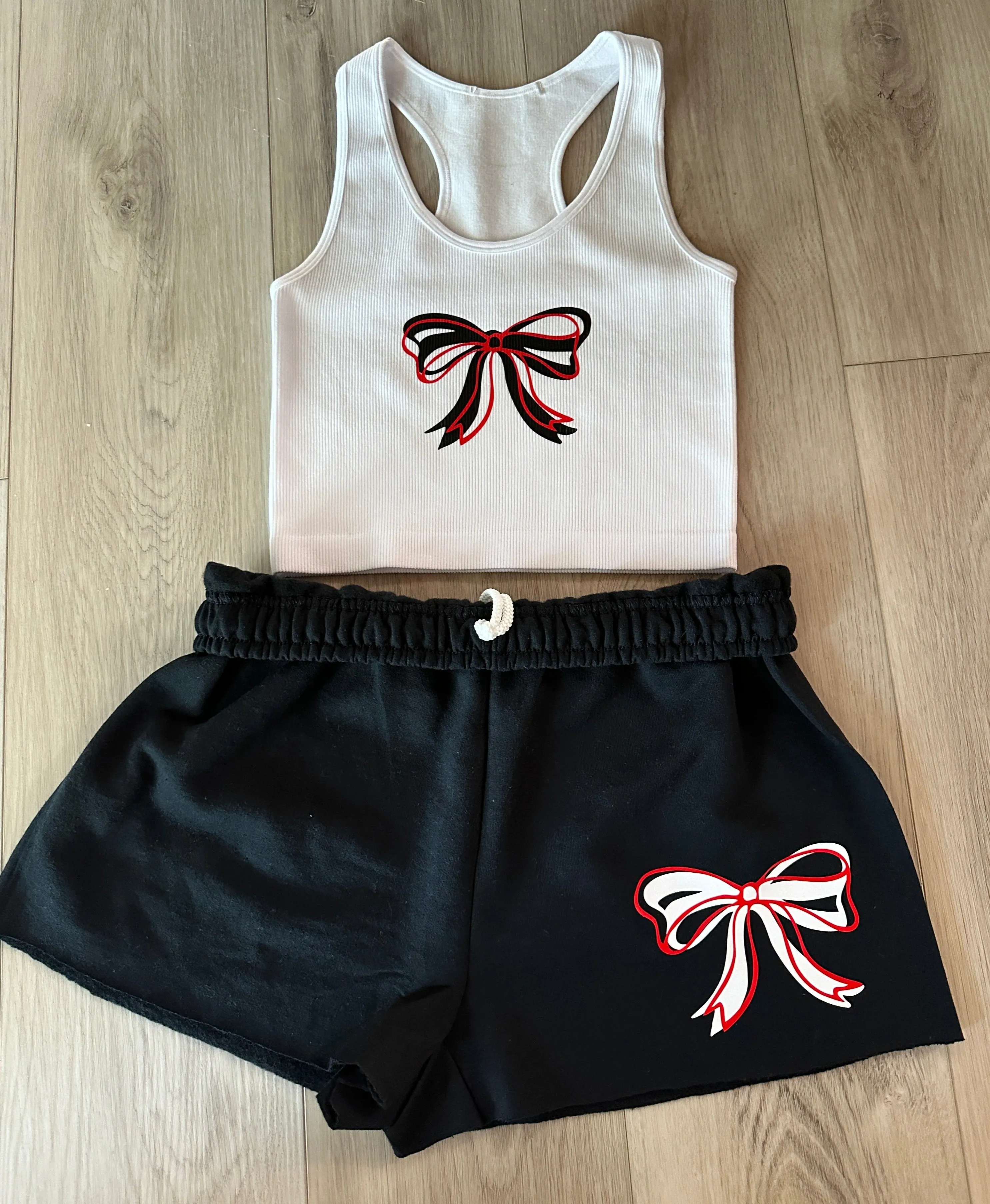 Custom Color Bow Sweatshorts