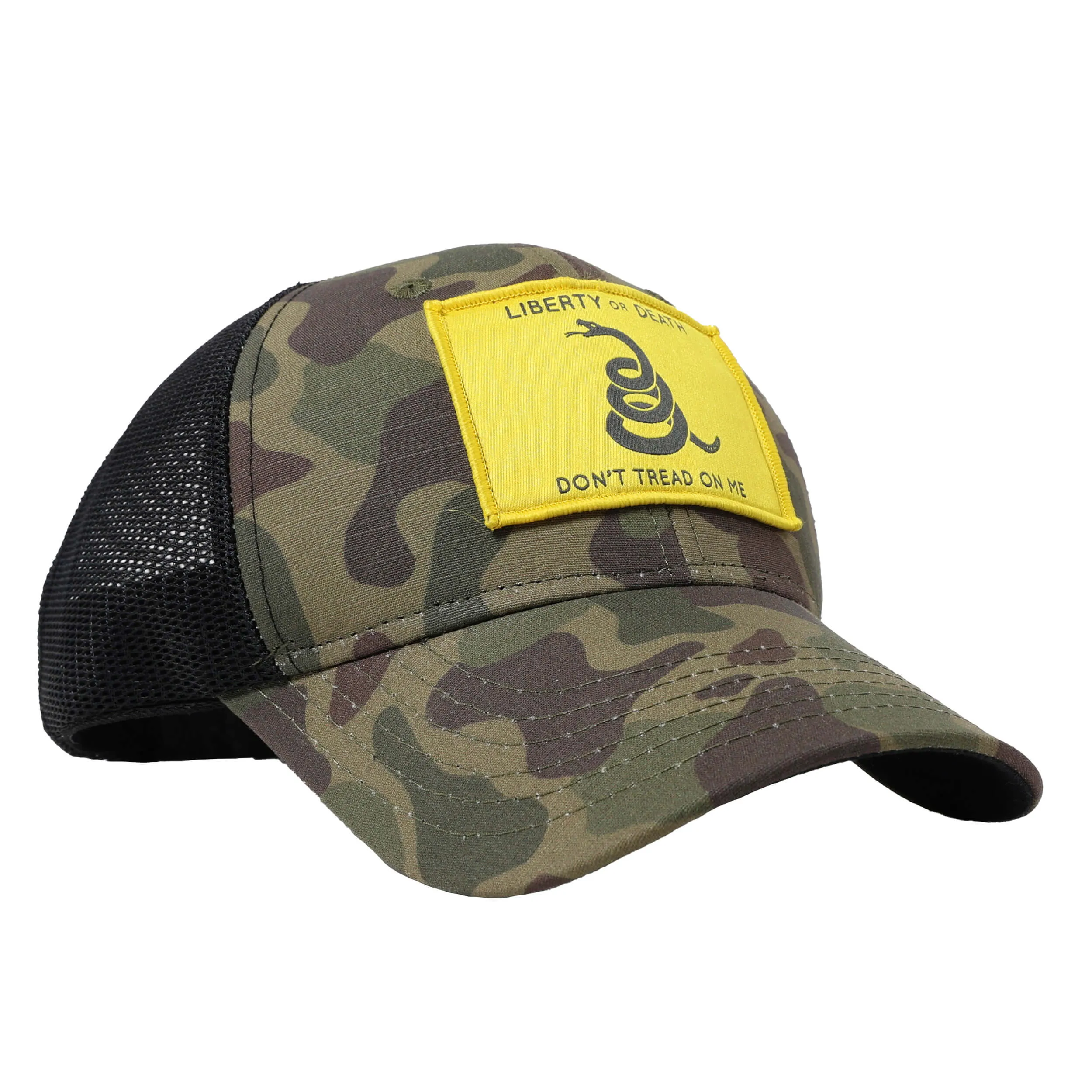 Don't Tread on Me Camo Trucker Hat