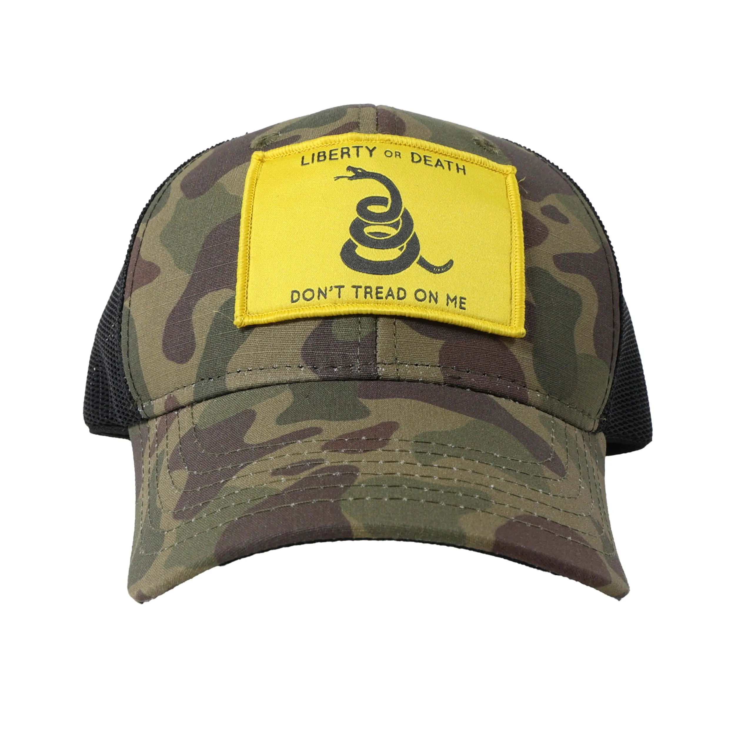 Don't Tread on Me Camo Trucker Hat