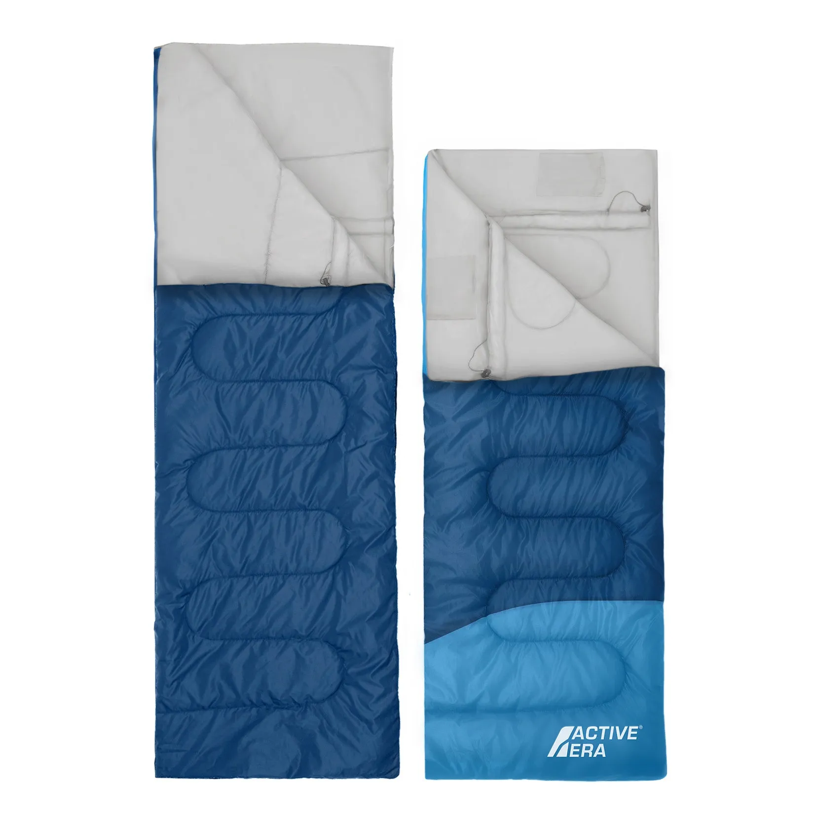 Double Sleeping Bag - Extra Large Queen Size - 3 Seasons - Blue