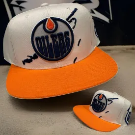 *Edmonton Oilers* snapback hat by Mitchell & Ness (Rare Retailer Promo Sample)