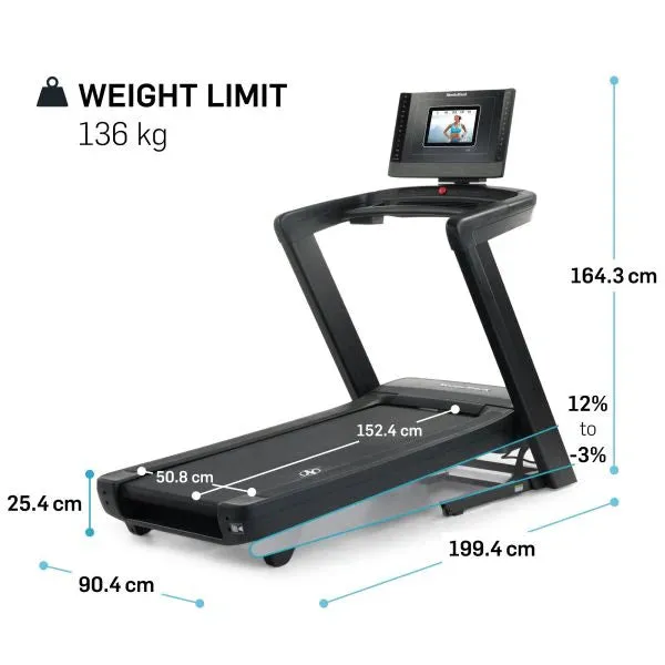 Entercise Gym Nordictrack Commercial 1250 Treadmill [WS]