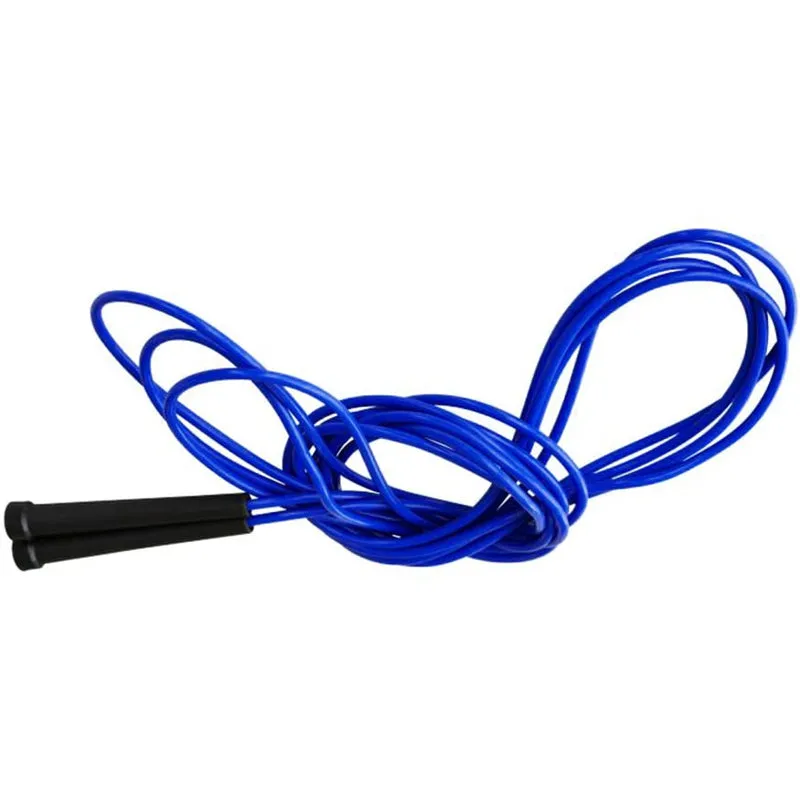 Fitfix Skipping Rope (Wooden Handle Rope) | Tangle Free Exercise Skipping Ropes - Assorted Color