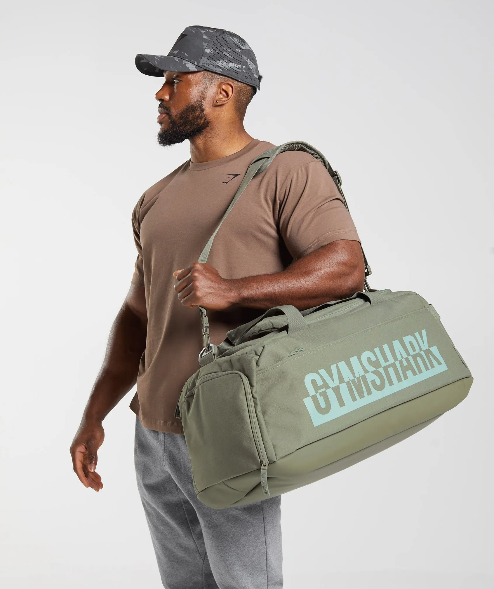 Gymshark Bold Holdall - Dusty Olive