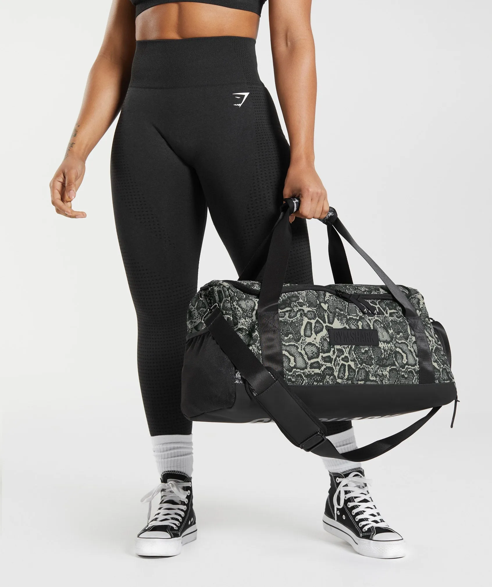 Gymshark Small Everyday Print Holdall - Black Print