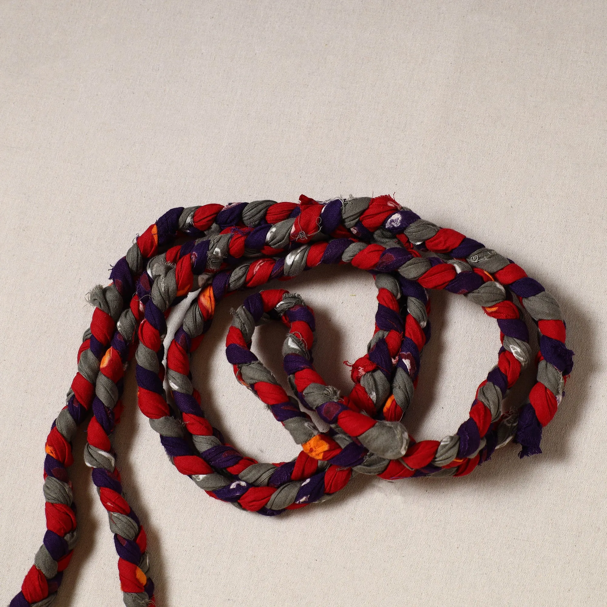 Handmade Upcycled Fabric Skipping Jump Rope 09