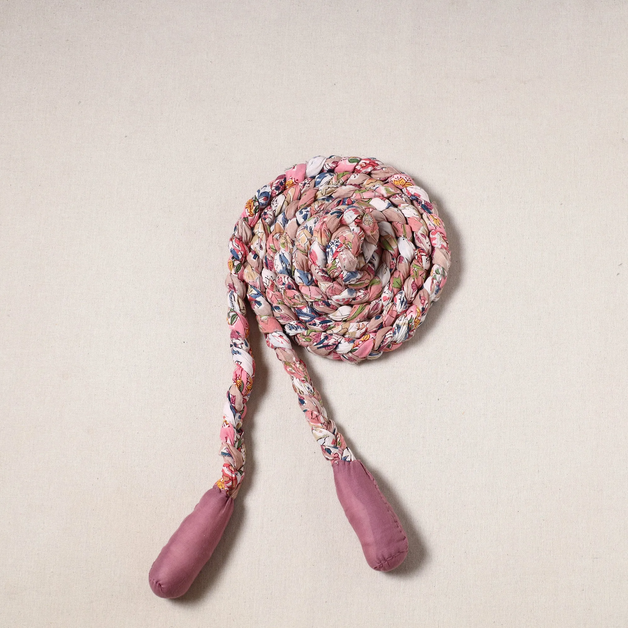 Handmade Upcycled Fabric Skipping Jump Rope 15