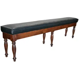 Italian 19th Century Walnut Bench