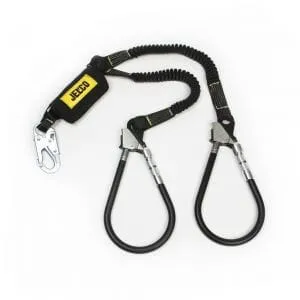 Jelco Twin Leg 6' Arc Flash Lanyard Tower with Lynx Hook - 63553