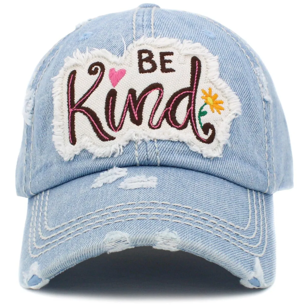 KBV1422 "Be Kind" Vintage Washed Ball Cap