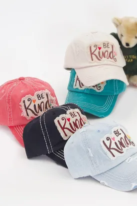 KBV1422 "Be Kind" Vintage Washed Ball Cap