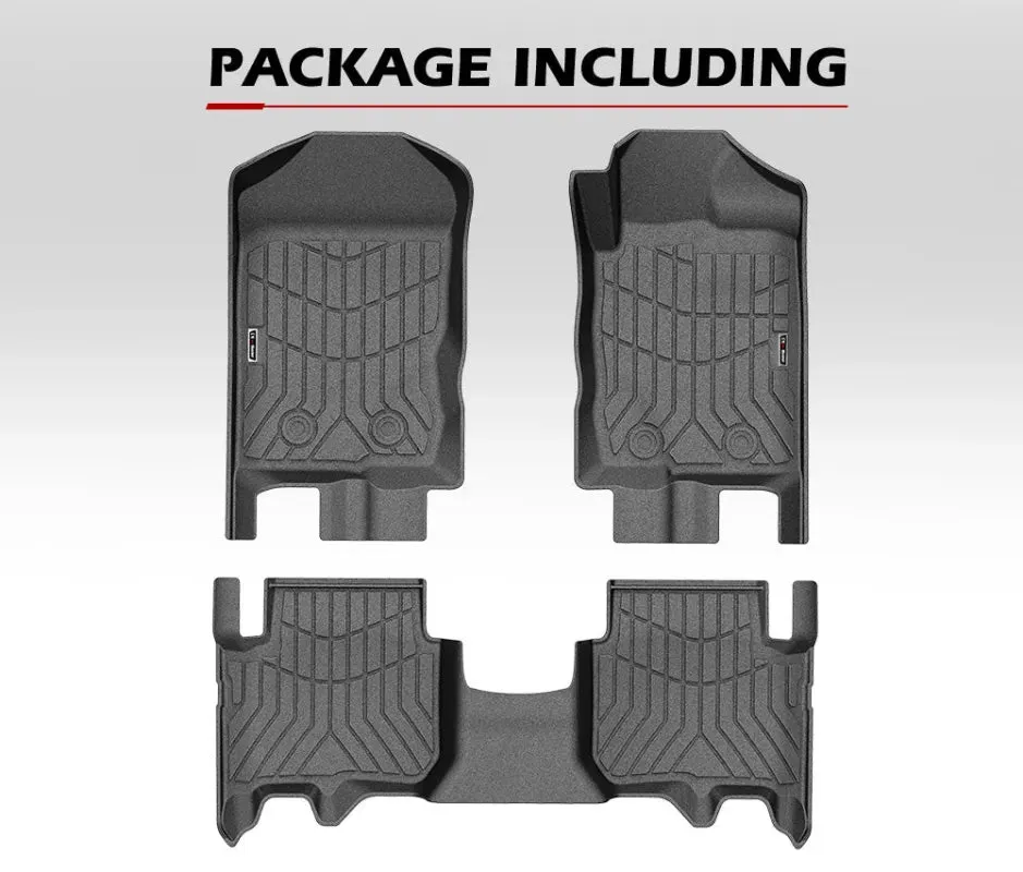 Kiwi Master 3D TPE Car Floor Mats for Ford Everest | 2015 - 2022