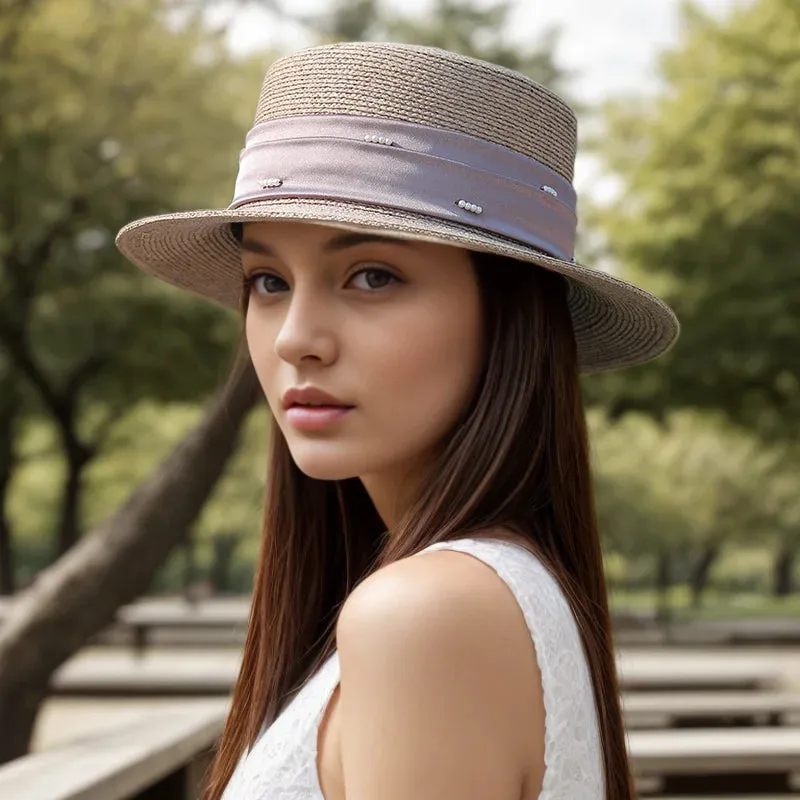 Lafite Grass Women's Summer Straw Knitted Sun Hat