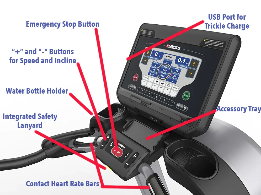 Landice L8 Rehabilitation Treadmill