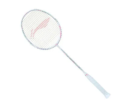 Li Ning High Carbon 1000 Strung Badminton Racket [White] AYPQ128-3