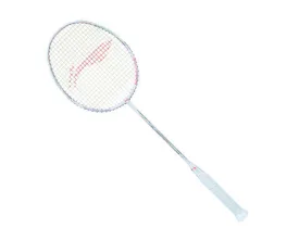 Li Ning High Carbon 1000 Strung Badminton Racket [White] AYPQ128-3