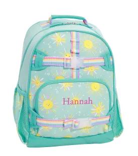 Mackenzie Aqua Sunshine Glow-in-the-Dark Backpacks Aqua