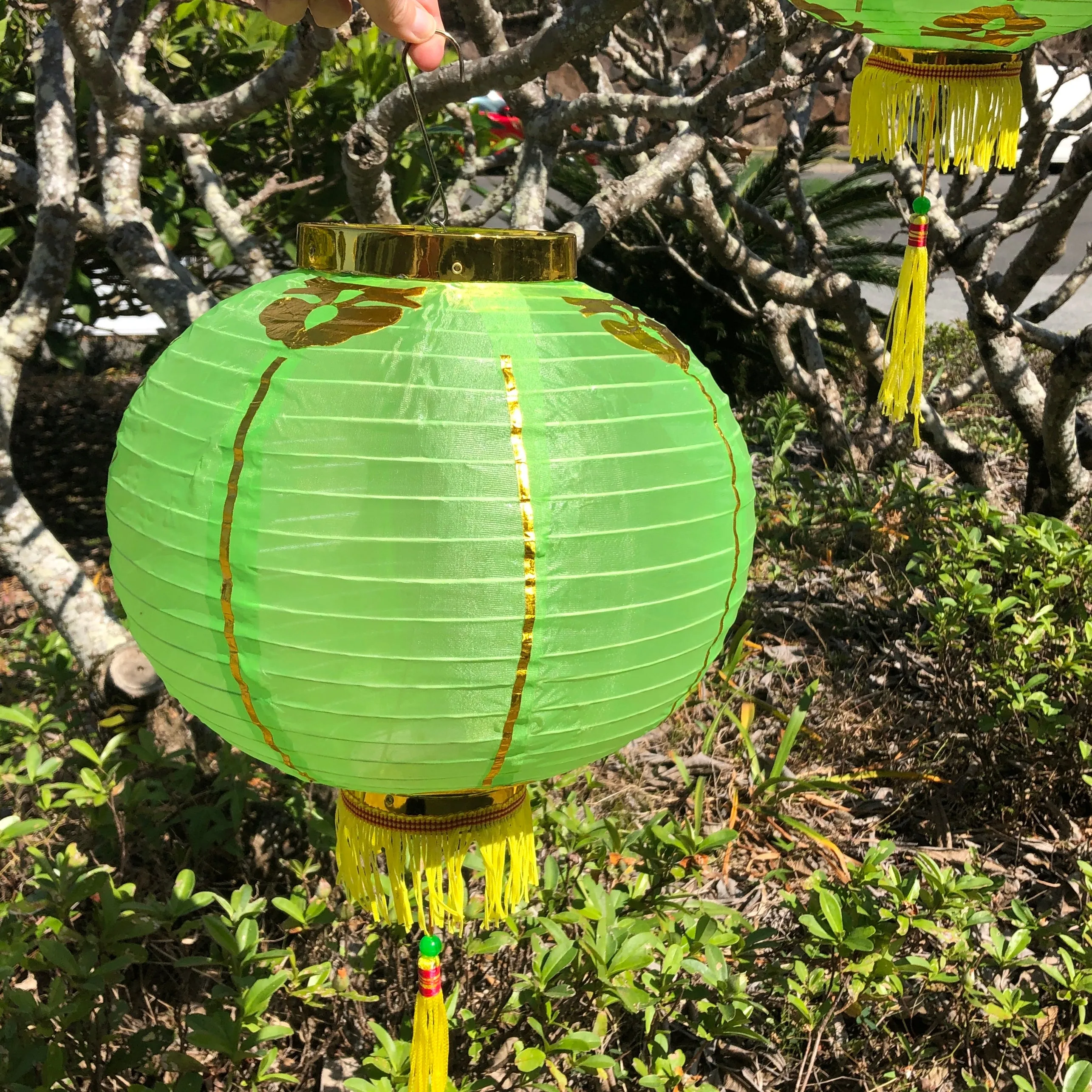 Medium Chinese Lanterns (30cm) - pack 2 nylon lanterns