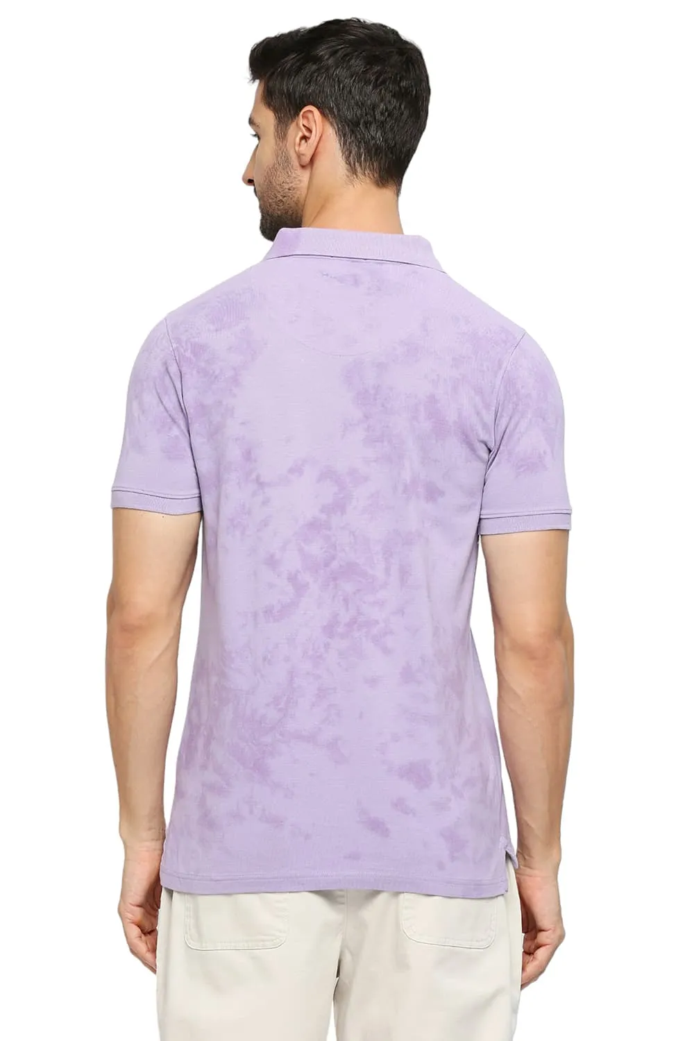 Muscle Fit Cotton Tie Dye Polo T-shirts