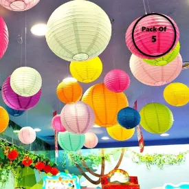 Mutlicolor Hanging Paper Lanterns for Festive/Birthday/Wedding Party Decoration