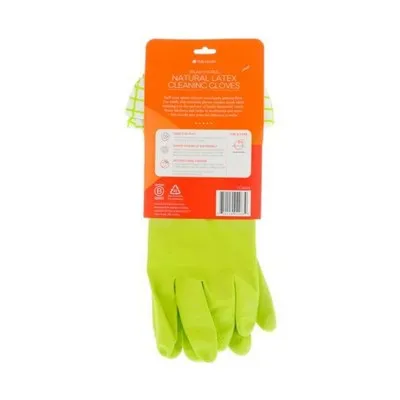 New - Full Circle Home Splash Patrol Natural Latex Cleaning Gloves Green Medium/Large - Case of 6/1 ct