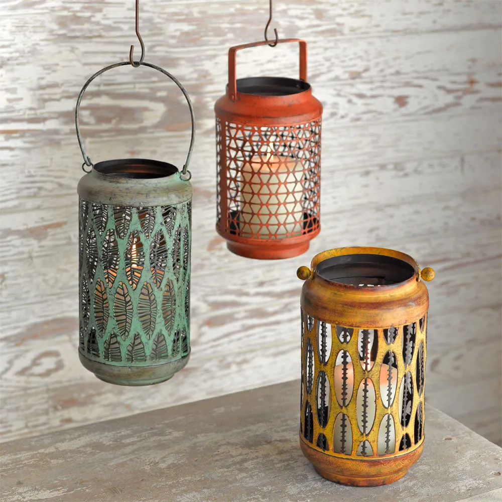 Nomad - Rustic Orange Lantern