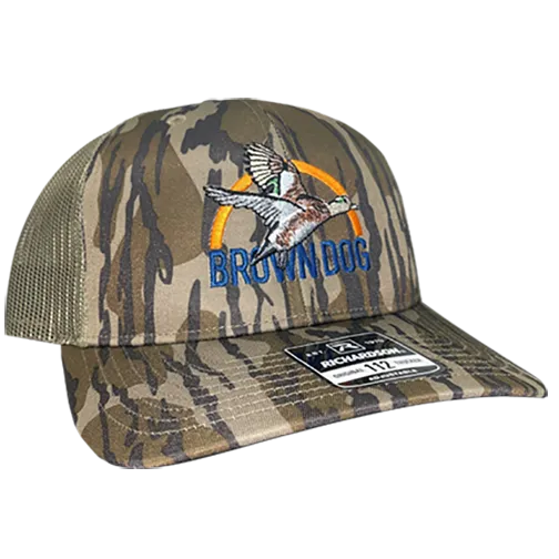 Richardson 112 Bottomland Camo Trucker Hat with Wigeon