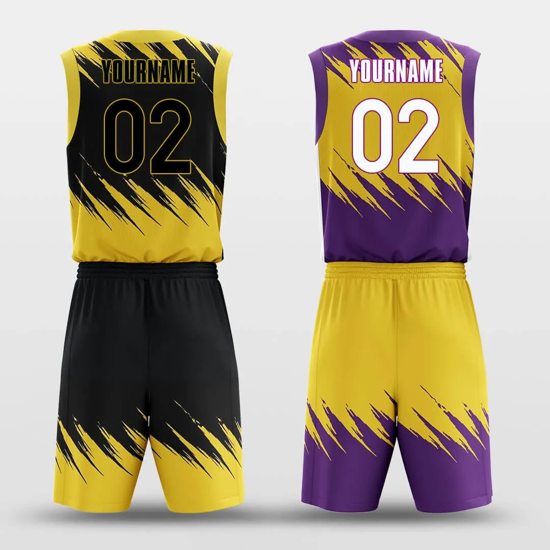 Scratches - Customized Reversible Basketball Jersey Set Design