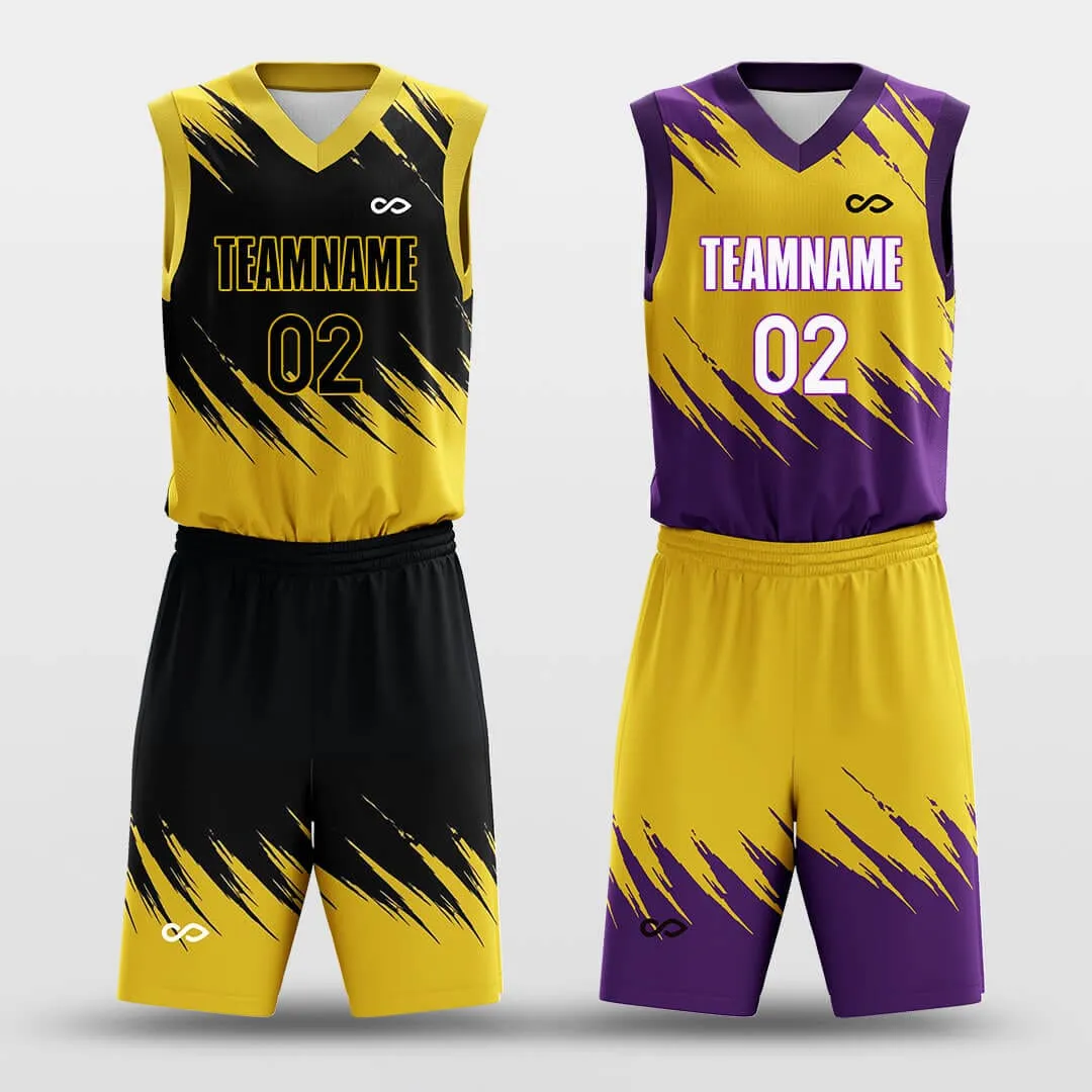 Scratches - Customized Reversible Basketball Jersey Set Design