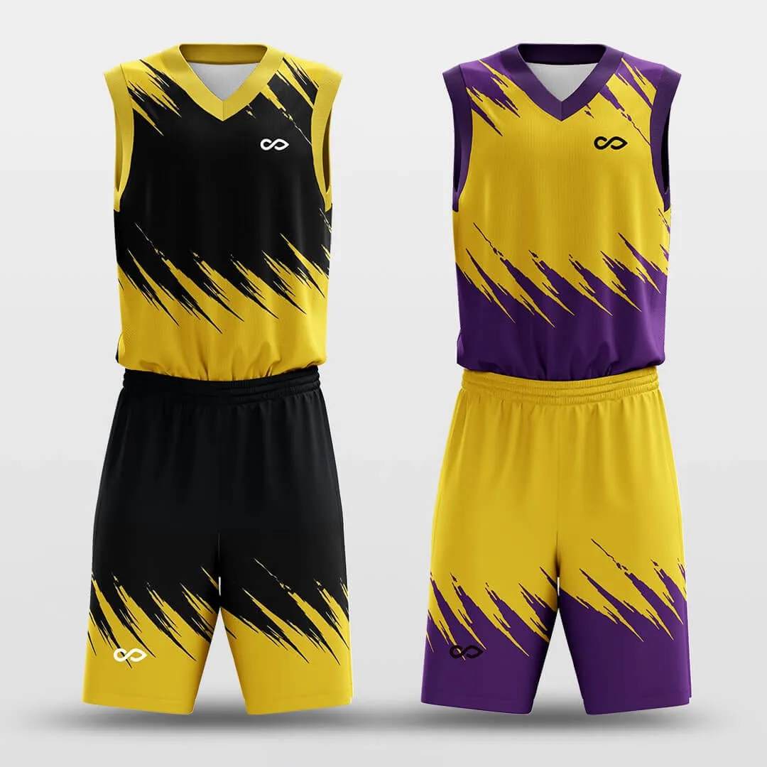 Scratches - Customized Reversible Basketball Jersey Set Design