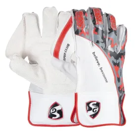 SG Super Club Wicket Keeping Gloves (Multi-Color) W.K. Gloves