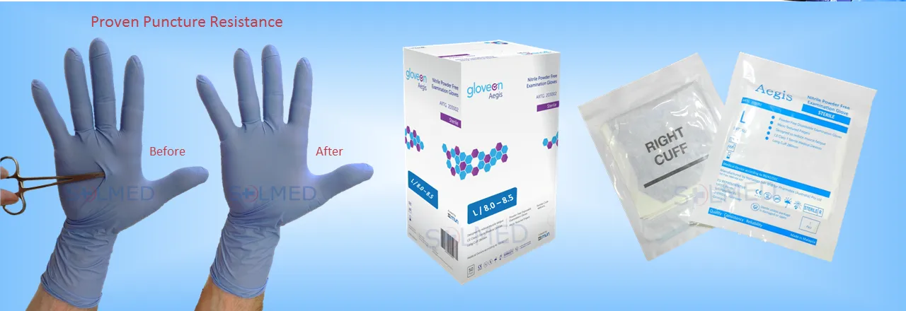 STERILE NITRILE GLOVES Pair (Expired)