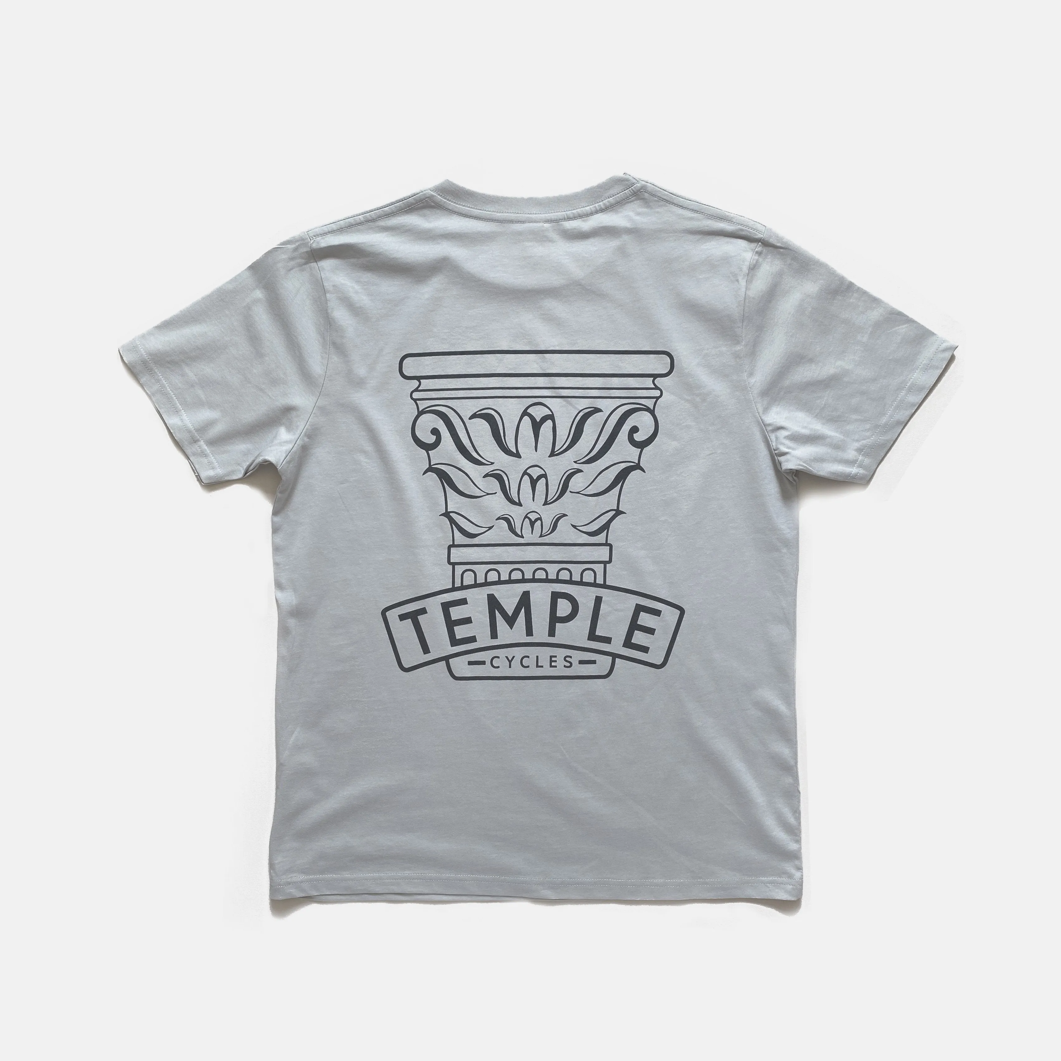 Temple Logo Tee - Dove Grey