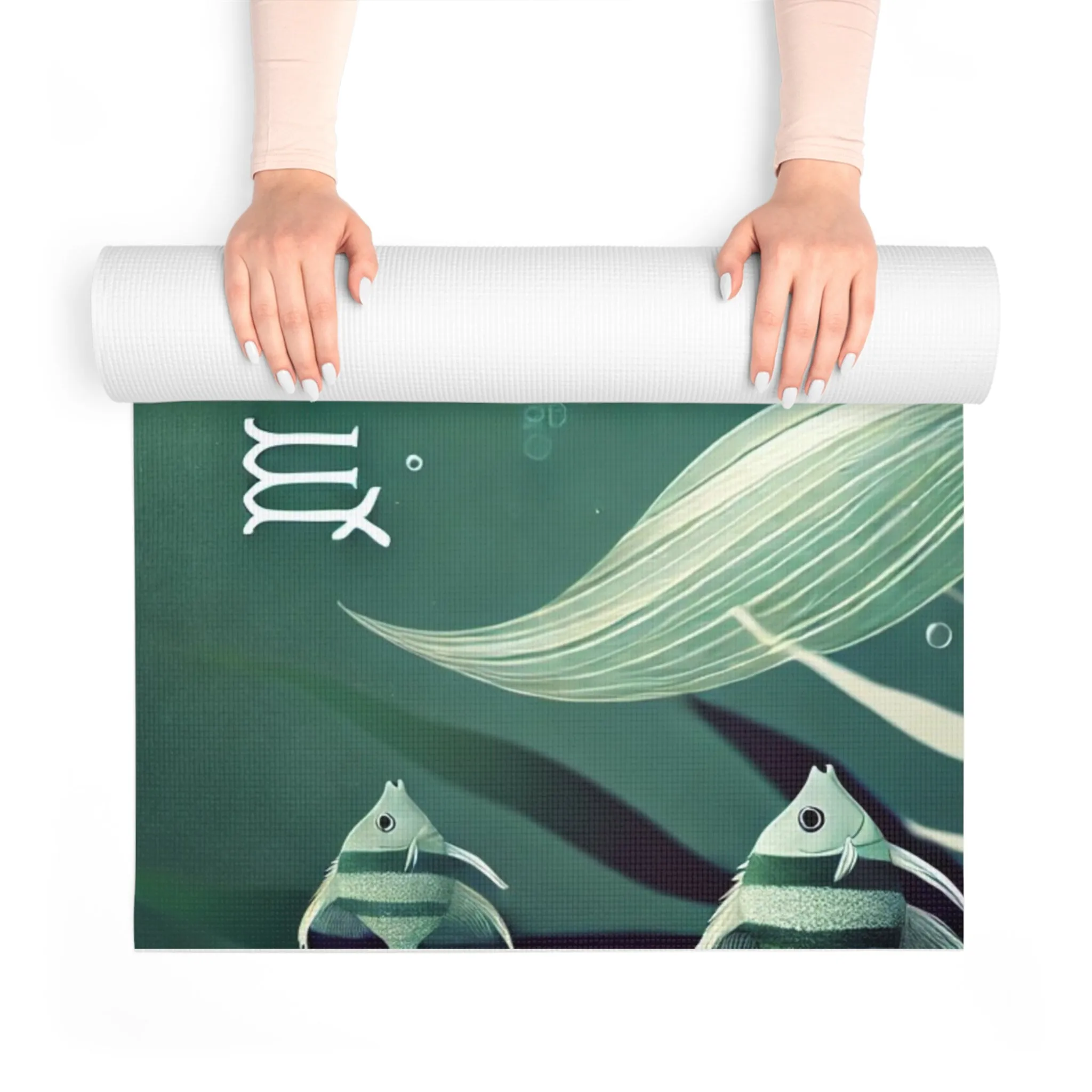 The Pristine Sea Sage: Virgo Merman Yoga Mat