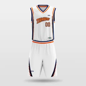 Tiger teeth - Customized Sublimated Basketball Set