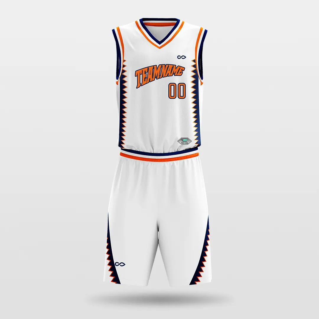 Tiger teeth - Customized Sublimated Basketball Set