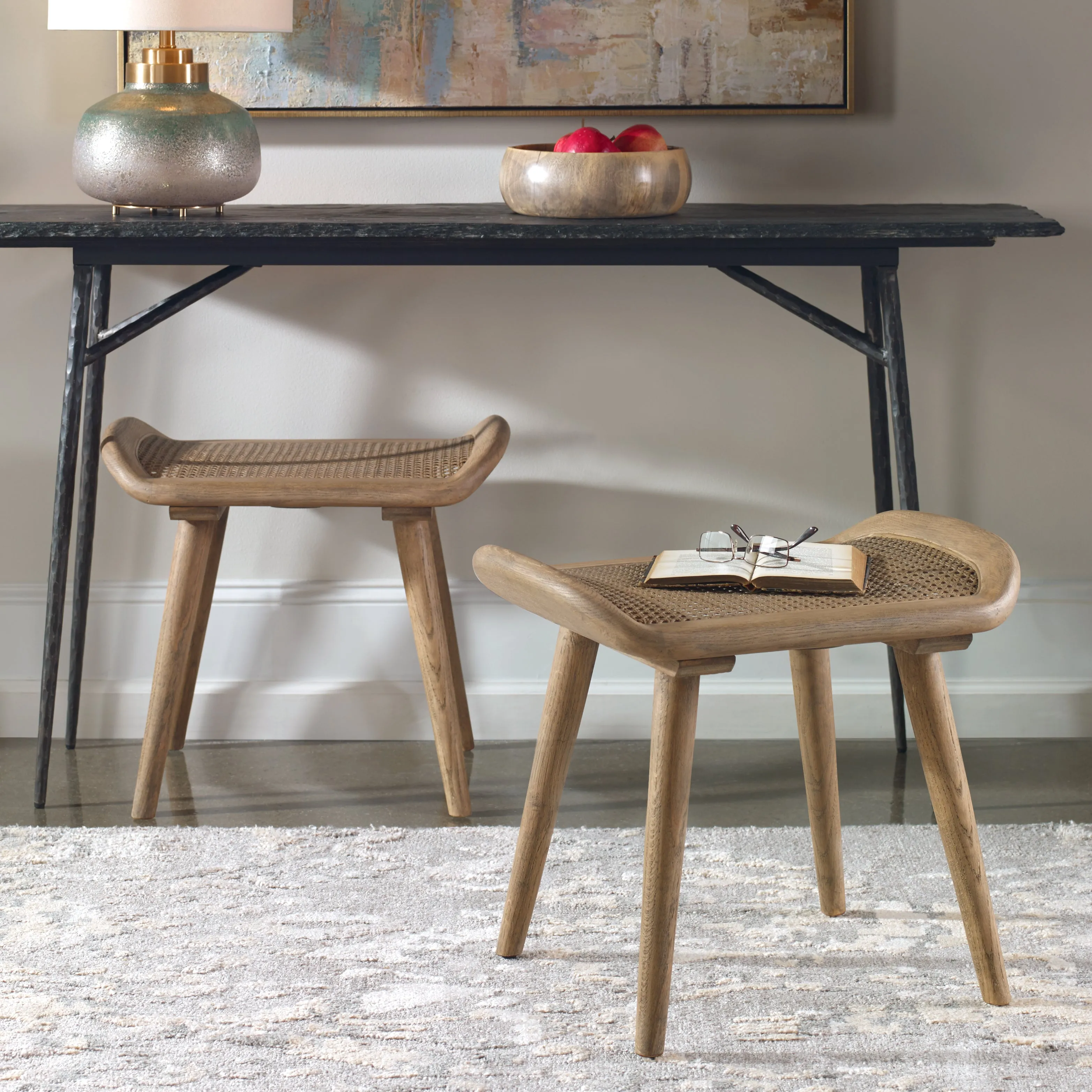 Uttermost Arne Scandinavian Small Bench