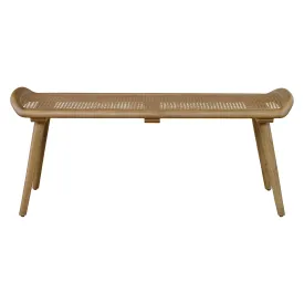 Uttermost Arne Woven Rattan Bench