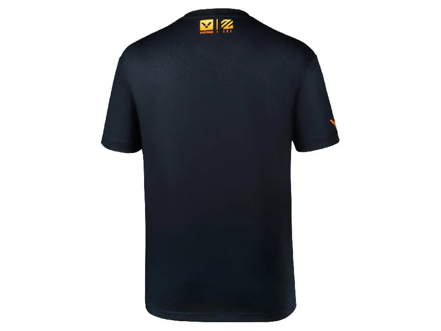 Victor T-LZJ301 C Unisex Badminton T-Shirt [Black]